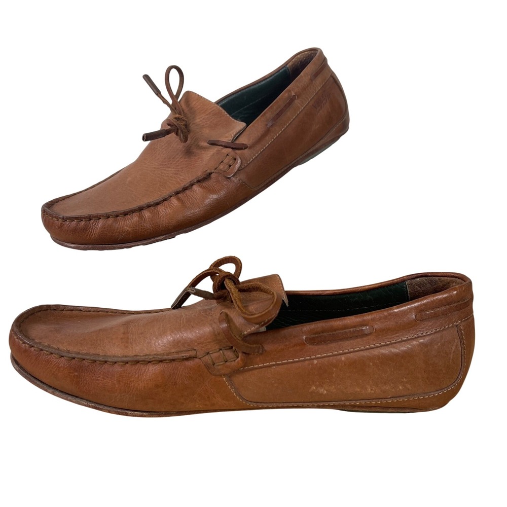 Velez Brown Leather Driving Loafers Moccasins Mens EU 42 US 9 Colombia‎